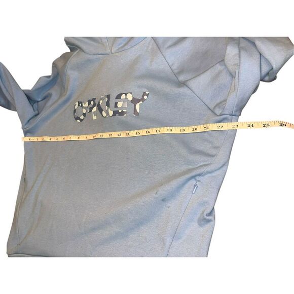Oakley woman’s XL blue breeze fleece performance hoodie sweatshirt - Picture 4 of 8